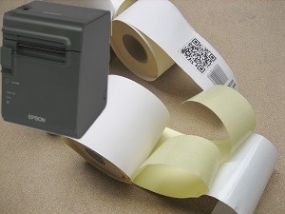 Etiquettes autocollante en rouleau pour imprimante thermique