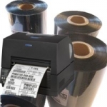 vhbw 1x Rubans transfert thermique compatible avec Godex EZ-1100 Plus  imprimante d'étiquettes - Bande résistante, 30 mm x 300m, noir : :  Fournitures de bureau
