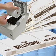 Rouleau Papier THERMIQUE pour imprimante Ticket 80x80x12